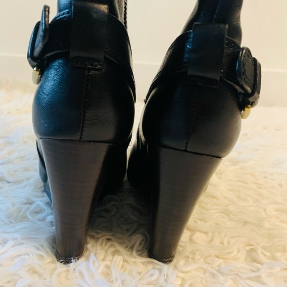 NEW w/out tags Coach Dorothy Wedge Riding Boots - Picture 8 of 17
